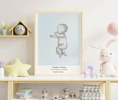 Birth Poster scale 1:1
