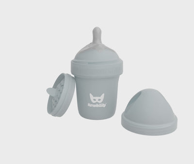 Double Anti-Colic Baby Bottle LT 140 ml/5 floz White