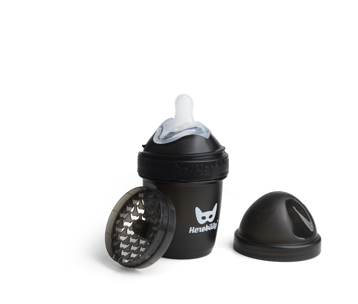 Double Anti-Colic Baby Bottle LT 140 ml Black