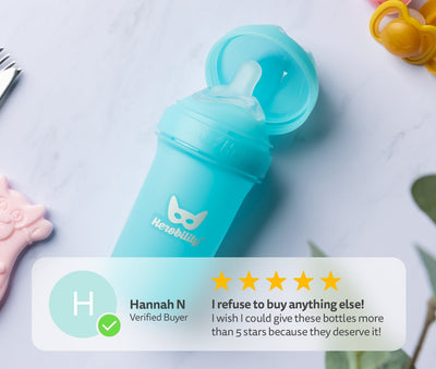 Double Anti-Colic Baby Bottle LT 240 ml Blue