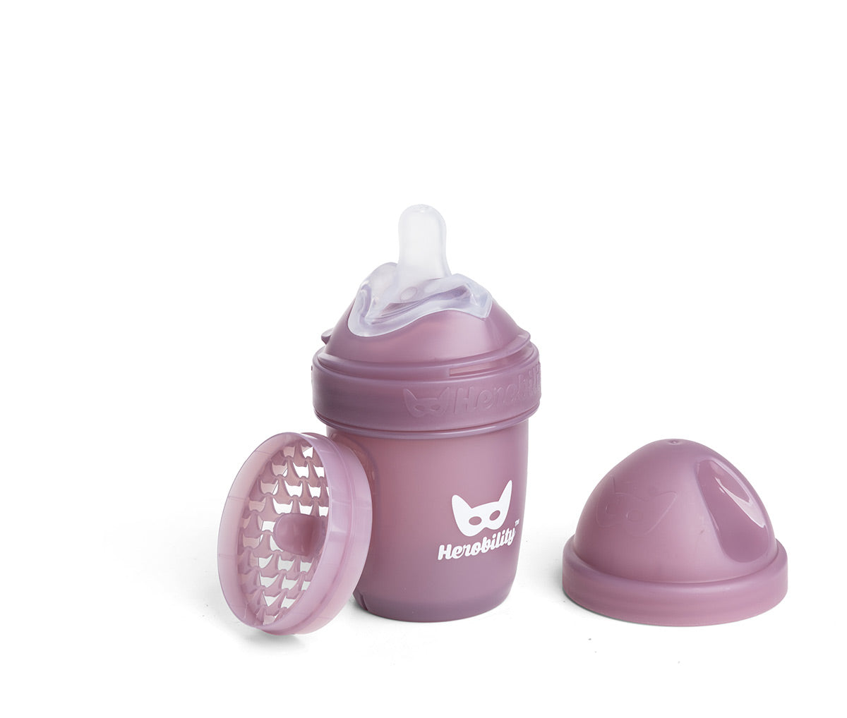 Double Anti-Colic Baby Bottle LT 140 ml/5 floz Hawthorn Rose