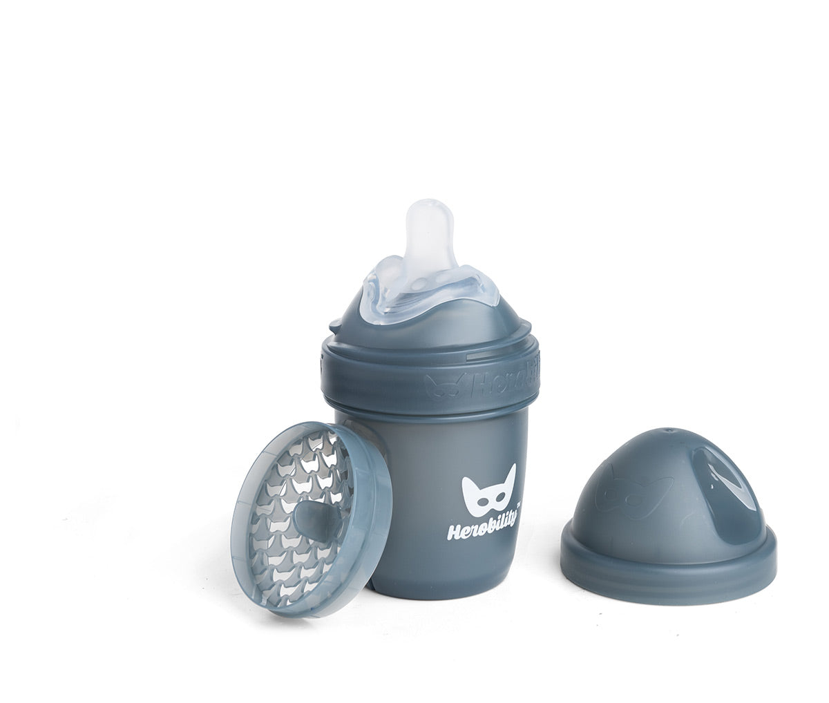 Double Anti-Colic Baby Bottle LT 140 ml/5 floz Iron Blue