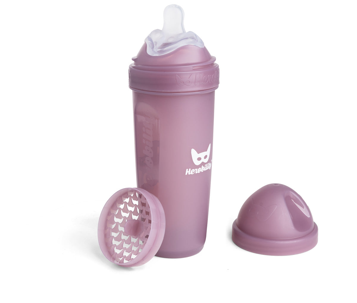 Double Anti-Colic Baby Bottle LT 340 ml/12 floz Hawthorn Rose