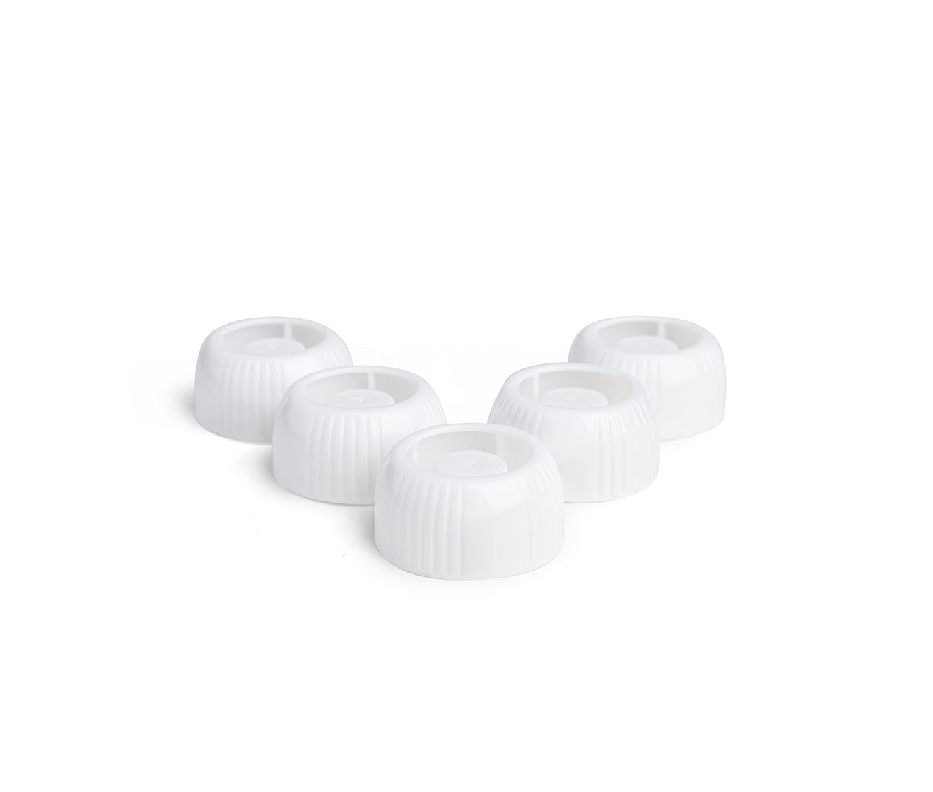 Food pouch caps, 5-pack